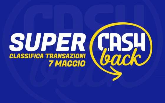 Super Cashback, classifica: è quasi sprint finale