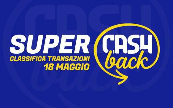 Super Cashback: classifica 18/05, calma apparente