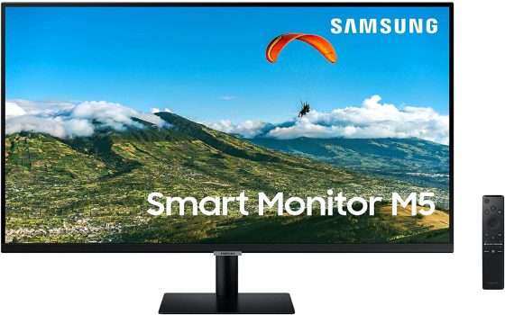 Samsung Smart Monitor M5 27″ scontato del 25% su Amazon!