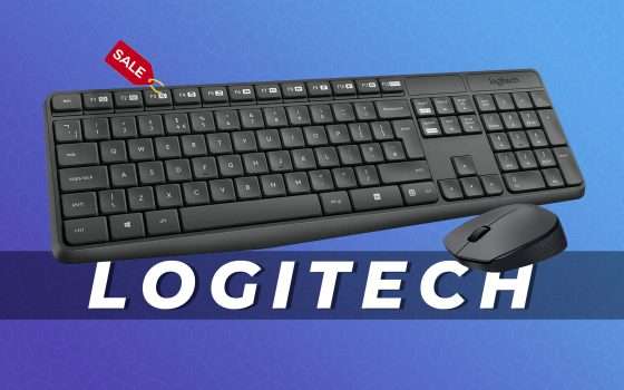 Logitech MK235: kit di periferiche wireless in offerta (-19%)