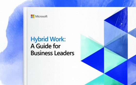 Microsoft, due guide per l'hybrid work