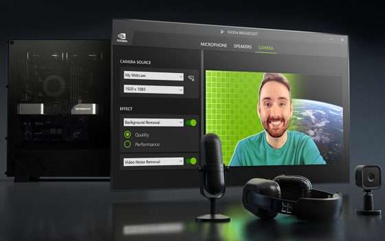 NVIDIA Broadcast mette a tacere cani e gatti