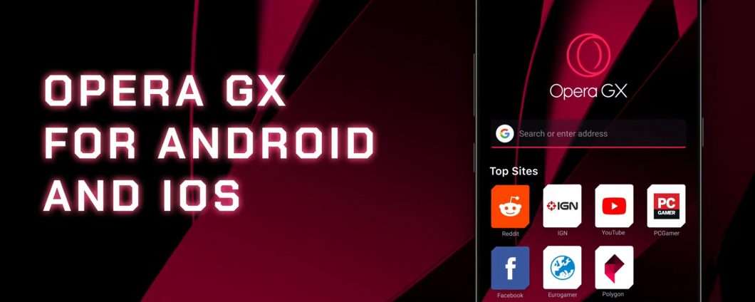 Opera GX Mobile il browser per il gaming in beta su Android e iOS