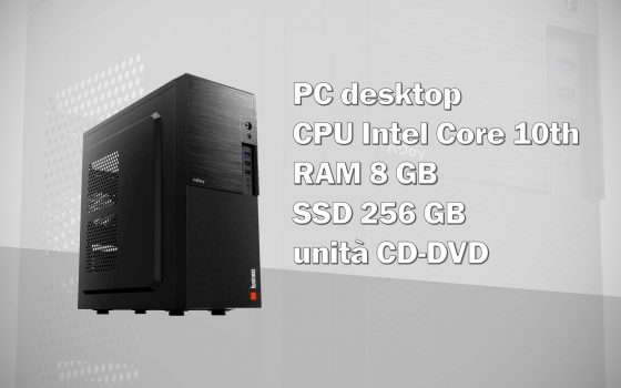 PC desktop con CPU Intel Core 10th, ottimo prezzo