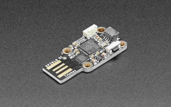 Adafruit Trinkey QT2040: board con USB Type-A