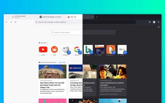 Firefox 89: nuova interfaccia con schede floating