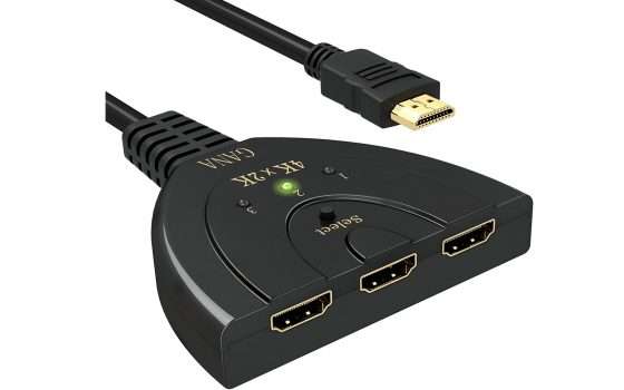 Switch HDMI 3 in 1 4K, 3D e Dolby a meno di 10 euro