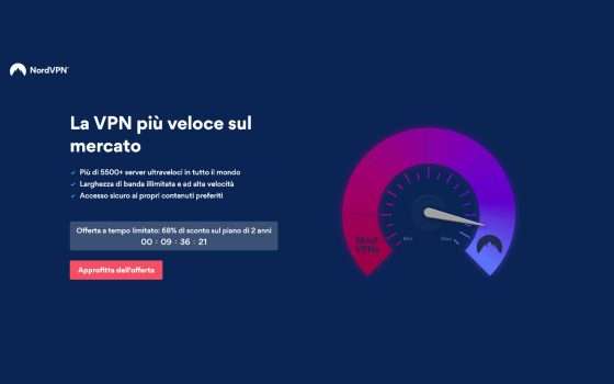 NordVPN: torna lo sconto del 68%