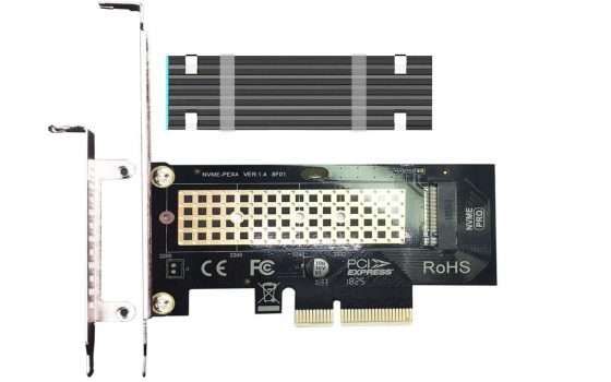 PCIe 4.0 NVMe Adapter: SSD NVMe per i vecchi desktop