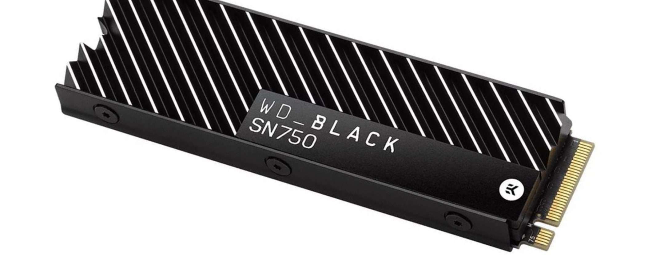 SSD NVMe WD Black con dissipatore EKWB meno di 90 euro