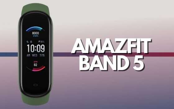 Amazfit Band 5: semplice, funzionale e con DOPPIO SCONTO