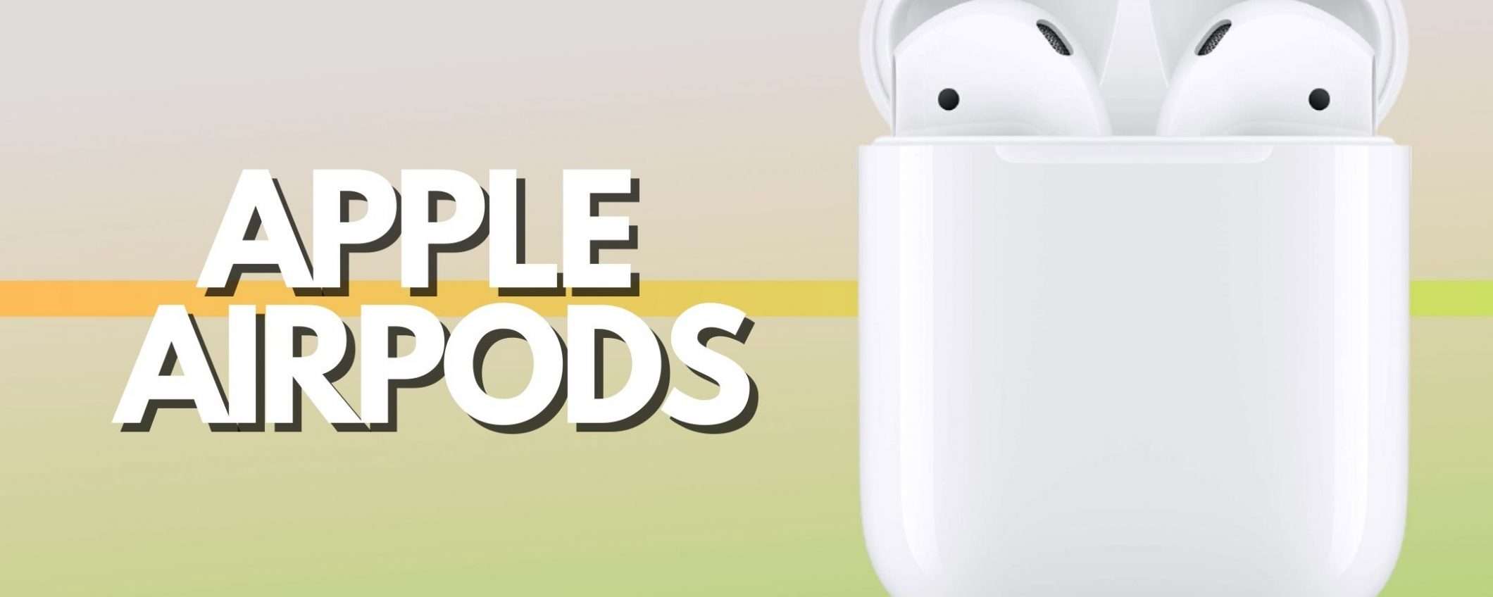 AirPods in offerta BOMBA: -33% sul primo modello