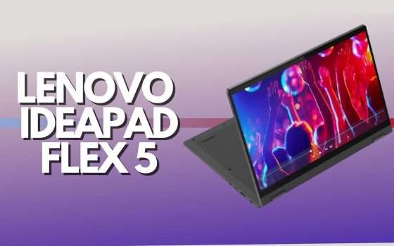 Lenovo IdeaPad Flex 5: 150€ di sconto istantanei sul convertibile