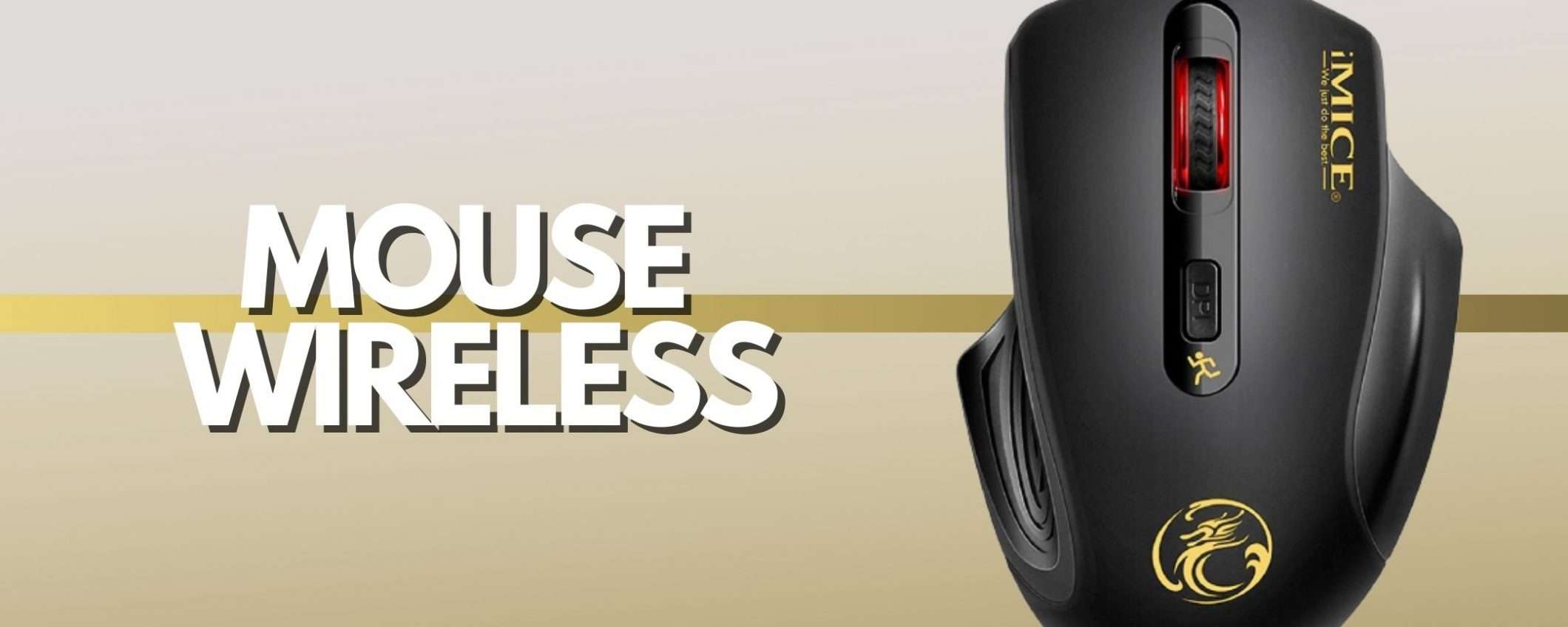 Mouse wireless ad appena 8€, BOMBA Amazon