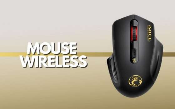 Mouse wireless ad appena 8€, BOMBA Amazon