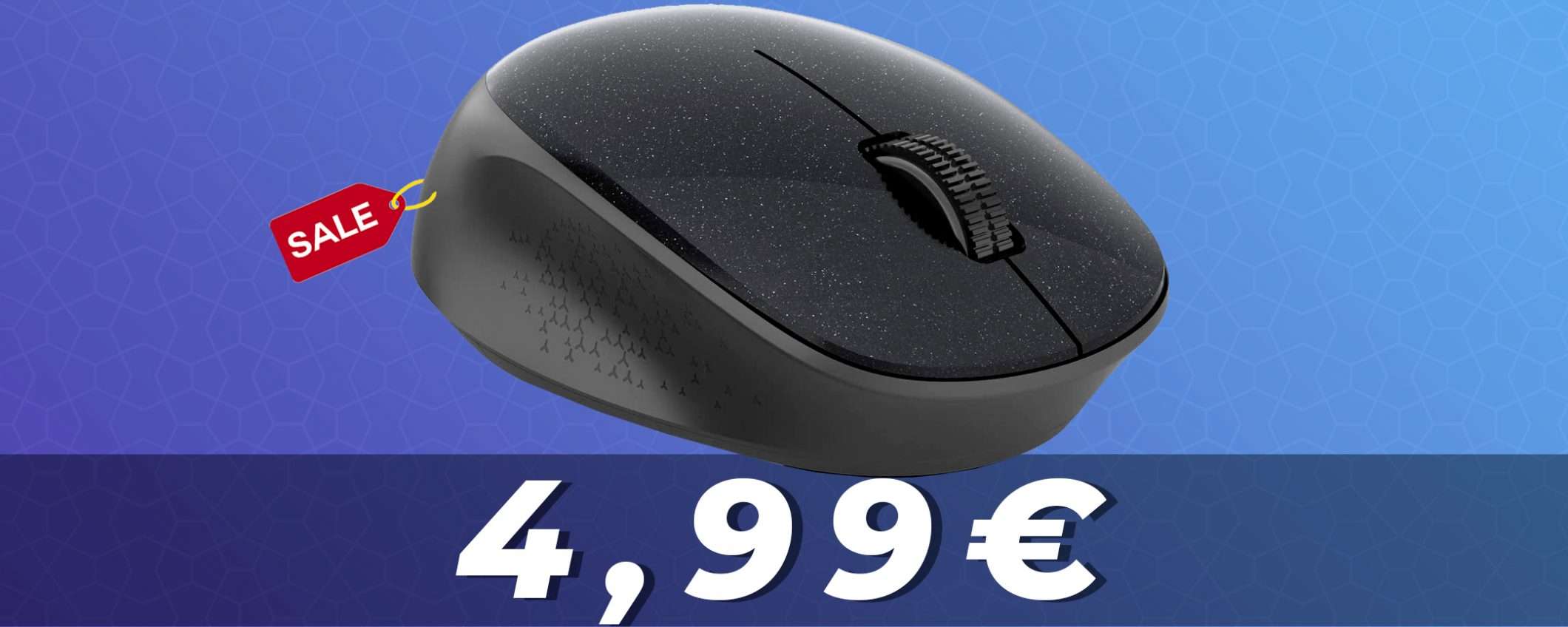 Mouse wireless a soli 4,99€ grazie a questo COUPON