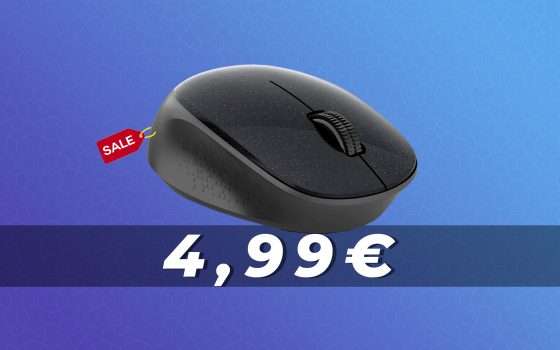 Mouse wireless a soli 4,99€ grazie a questo COUPON