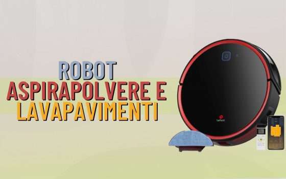 Robot aspirapolvere e lavapavimenti: addio alle pulizie