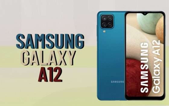 Samsung Galaxy A12: 50€ di sconto immediati sullo smartphone