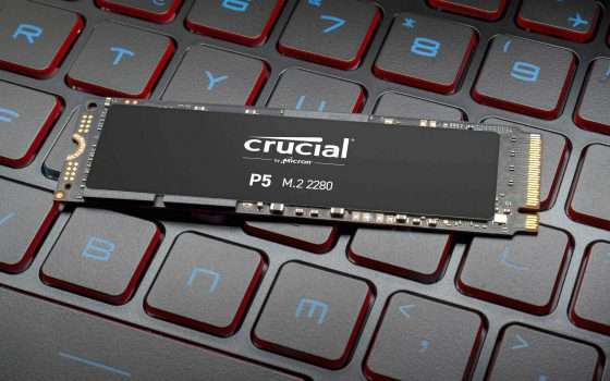 SSD Crucial P5 (500 GB): PREZZO al MINIMO storico