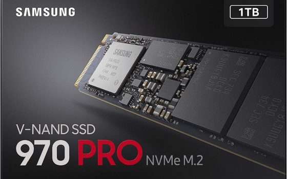 Samsung 970 Pro 1TB: spazio e prestazioni al top al minimo storico