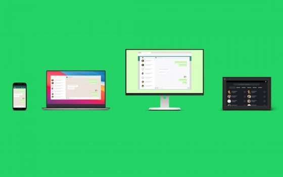 WhatsApp su quattro dispositivi senza smartphone