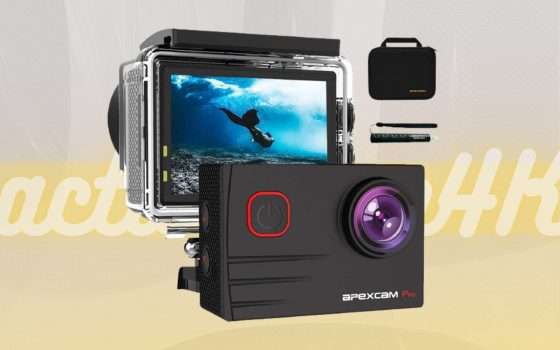 Action Cam 4K: DOPPIO SCONTO pazzesco su Amazon