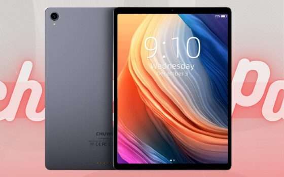 Chuwi HiPad Plus: coupon PAZZESCO con acquisto a Tasso Zero