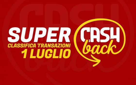 Super Cashback, classifica: le jeux sont fait