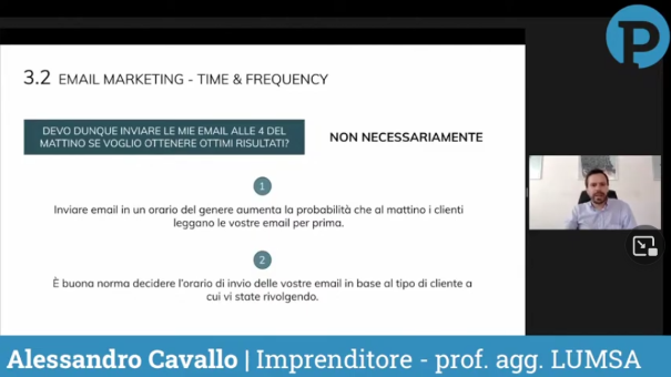 frequenza email