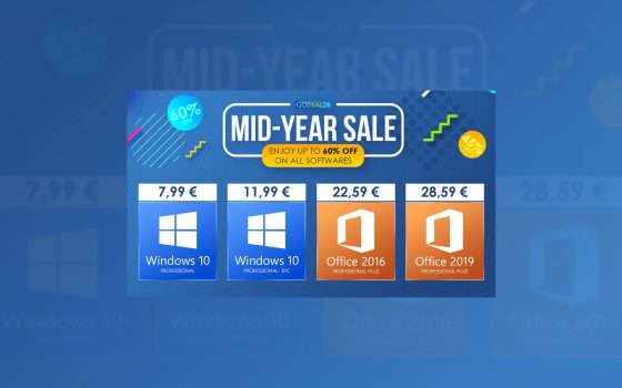 Windows 10 solo 6€, Office solo 15€: offerte da non perdere