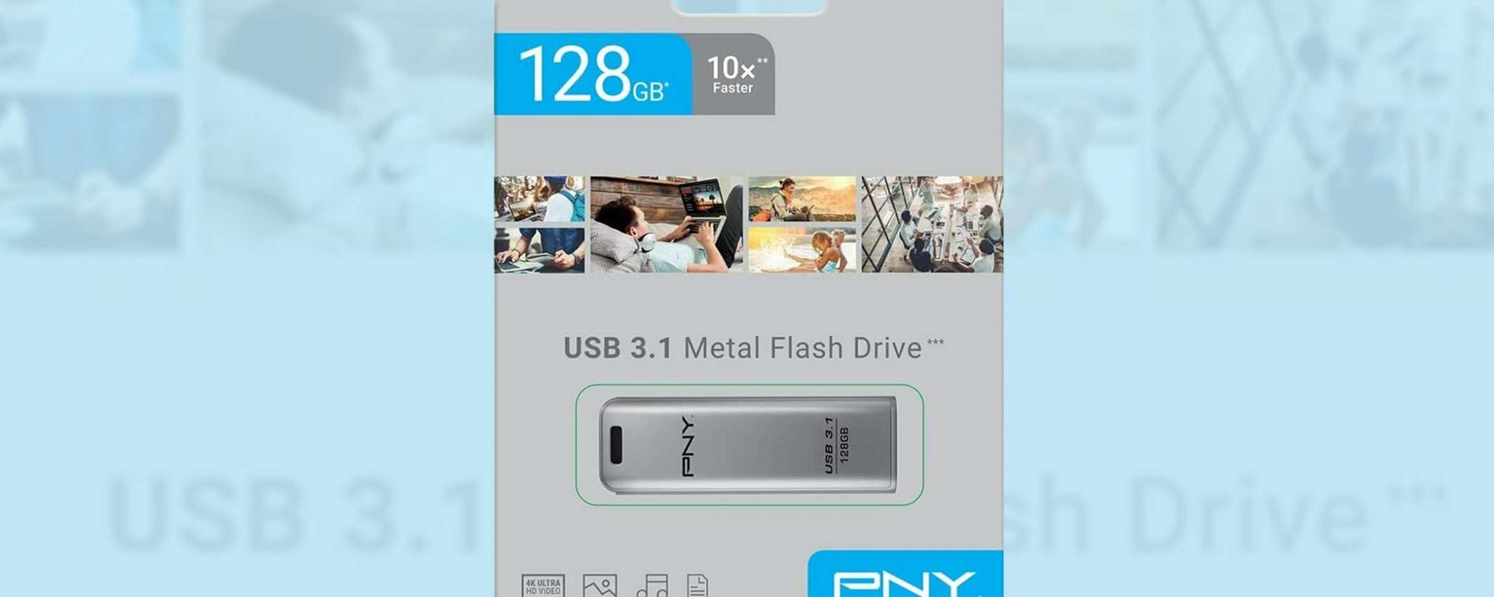 Pendrive 128GB (USB3) in metallo a meno di 15 euro