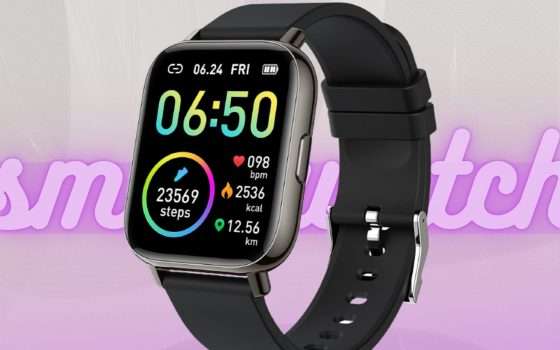 Smartwatch FANTASTICO: con il coupon lo paghi POCHISSIMO