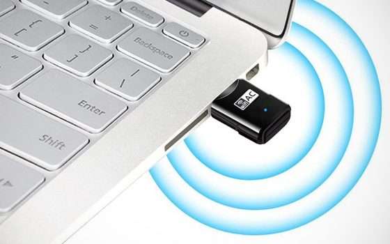 Mini-dongle WiFi dual band: costa pochissimo