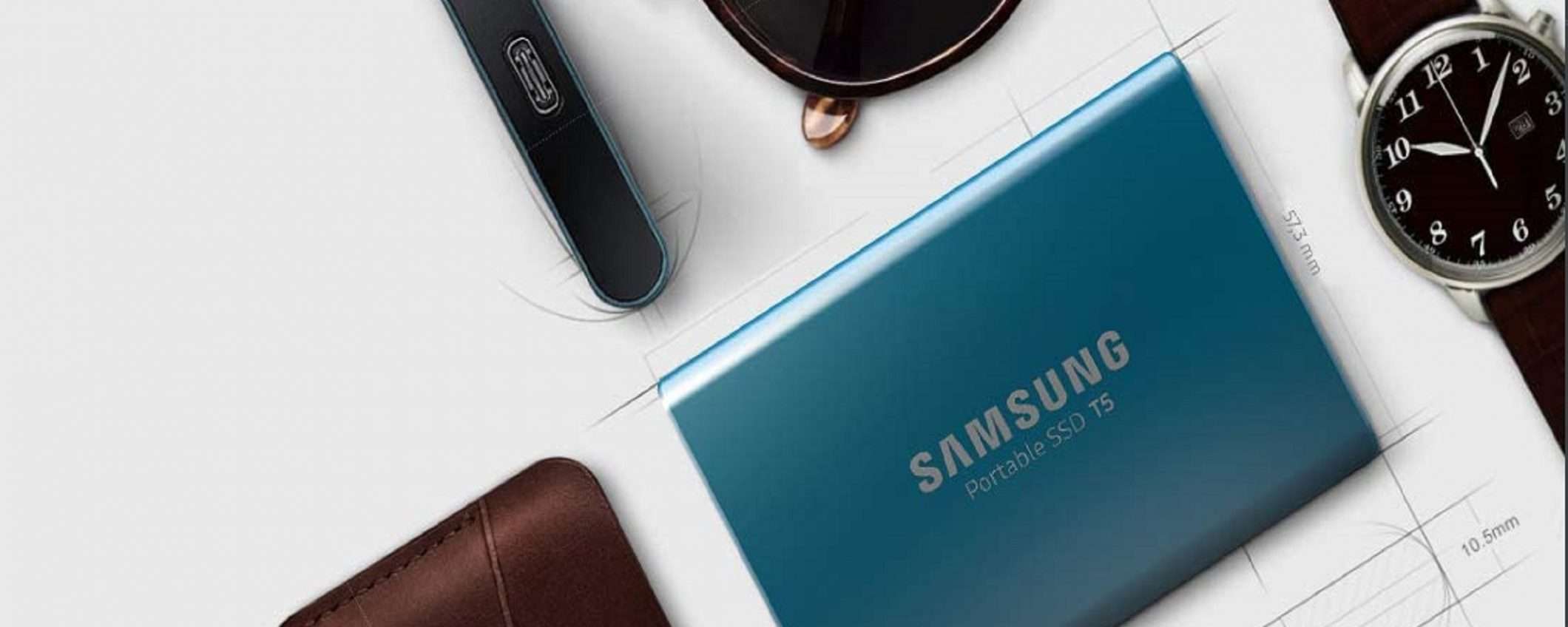 Samsung Memorie T5 da 500 GB: prezzo BOMBA su Amazon!