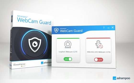 Ashampoo WebCam Guard: sconto 66% per sempre