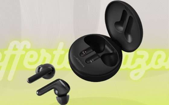 Cuffie wireless LG: sono portentose e IN OFFERTA AL 50%