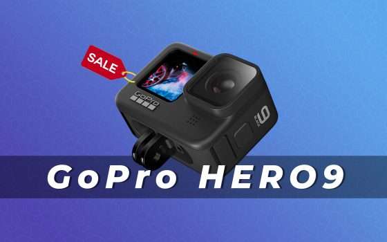 GoPro HERO9 Black: la migliore action cam in forte sconto (-40€)