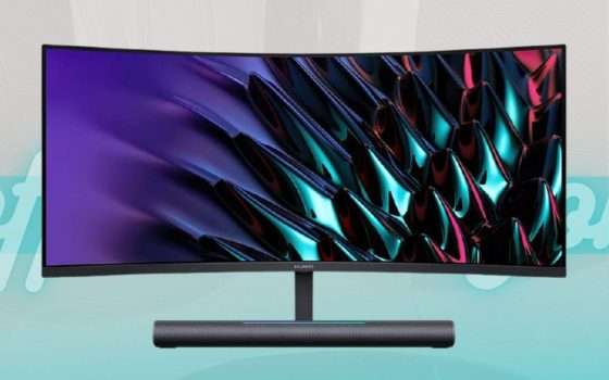 Huawei mateView GT 34: il monitor senza compromessi, neanche sull'audio