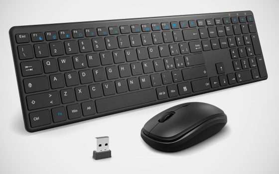 Tastiera+mouse wireless in FORTE SCONTO su Amazon