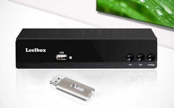 Decoder DVB-T2 con player e registratore: OFFERTA LAMPO