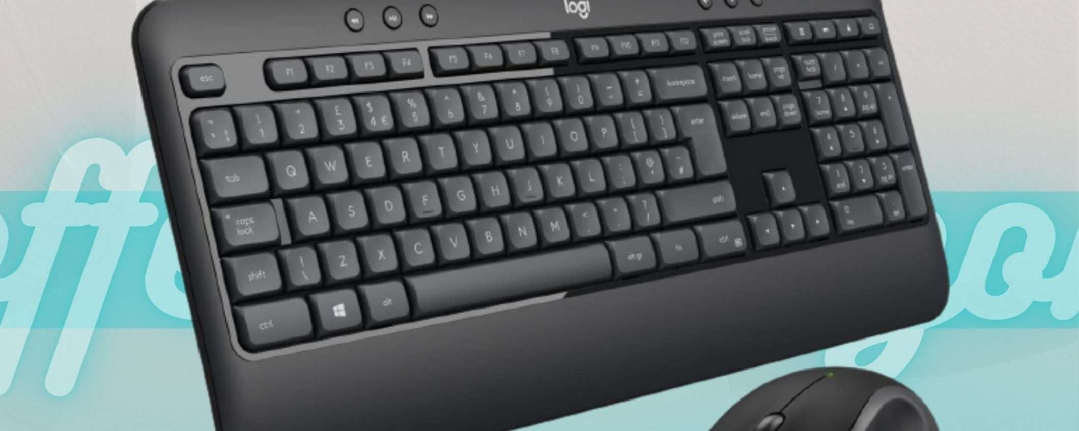 Logitech MK540: un kit esplosivo per il tuo PC (-35%)