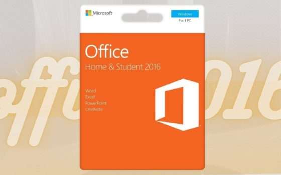 Office 2016: un abbonamento perfetto per gli studenti (-48%)