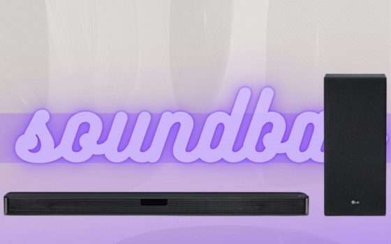 LG Soundbar: con subwoofer per AUDIO DA CINEMA