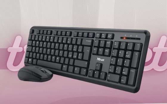 Favoloso set di Trust: hai tastiera e mouse wireless A POCO