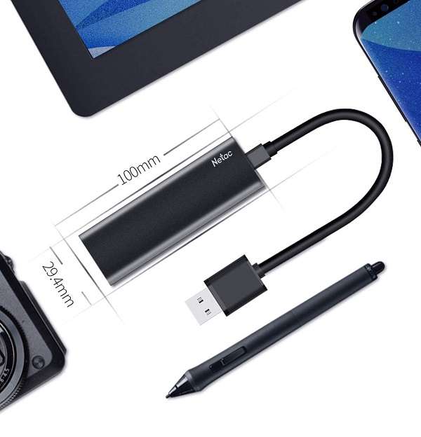 SSD Portatile Netac ZSlim 250GB - 1