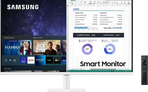 Samsung Smart Monitor M5 32″: prezzo BOMBA su Amazon!