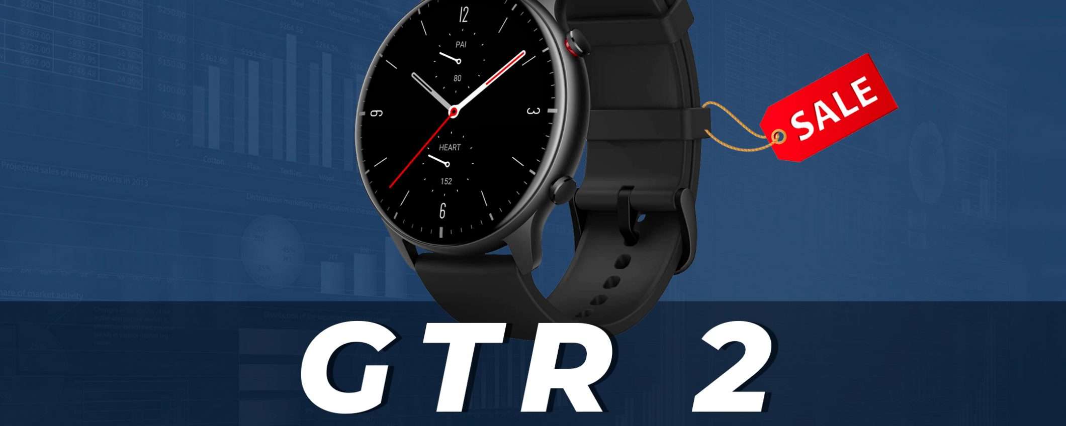 Amazfit GTR 2, smartwatch in offerta su Amazon (-13%)