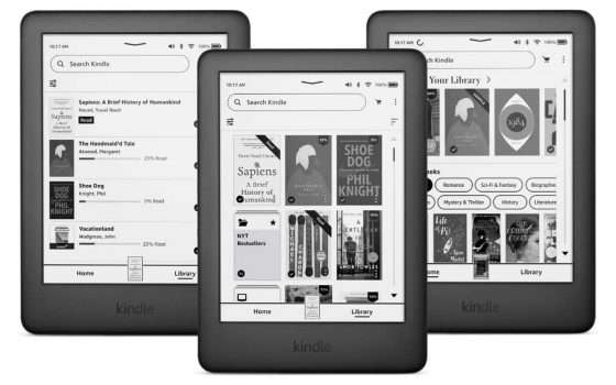 Amazon Kindle: novità dell'aggiornamento software