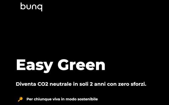 Bunq Easy Green: il conto corrente ecosostenibile!